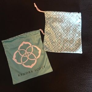 (2) Kendra Scott jewelry bags